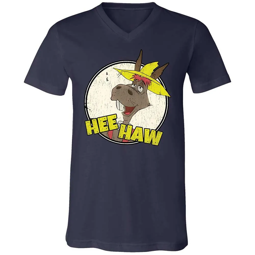 Unisex V-Neck T-Shirt - 188986X3 - Navy - 2