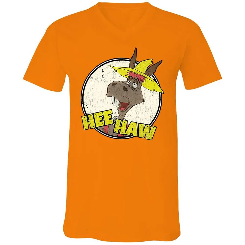 Unisex V-Neck T-Shirt - 188986X3 - Orange - 12