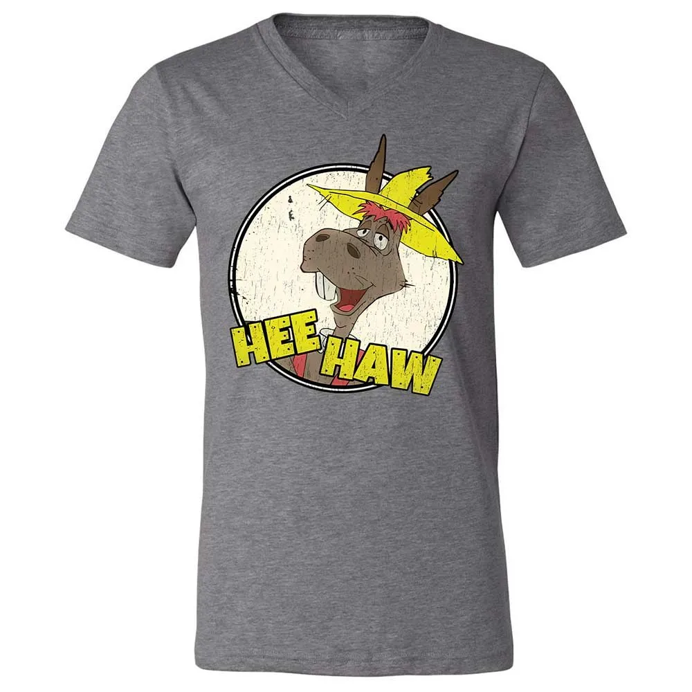 Unisex V-Neck T-Shirt - 188986X3 - Deep Heather - 14