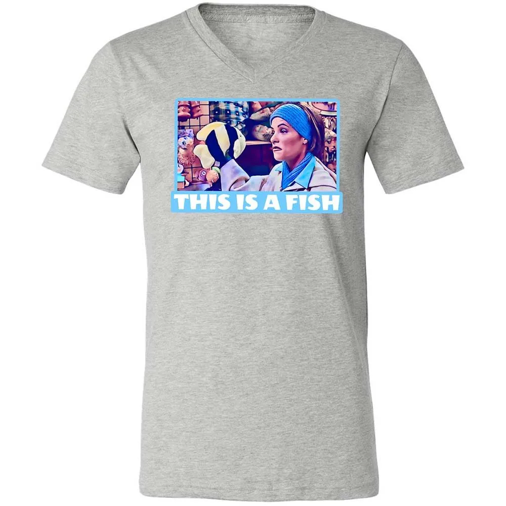 Unisex V-Neck T-Shirt - 3QZSK26V - Athletic Heather - 2