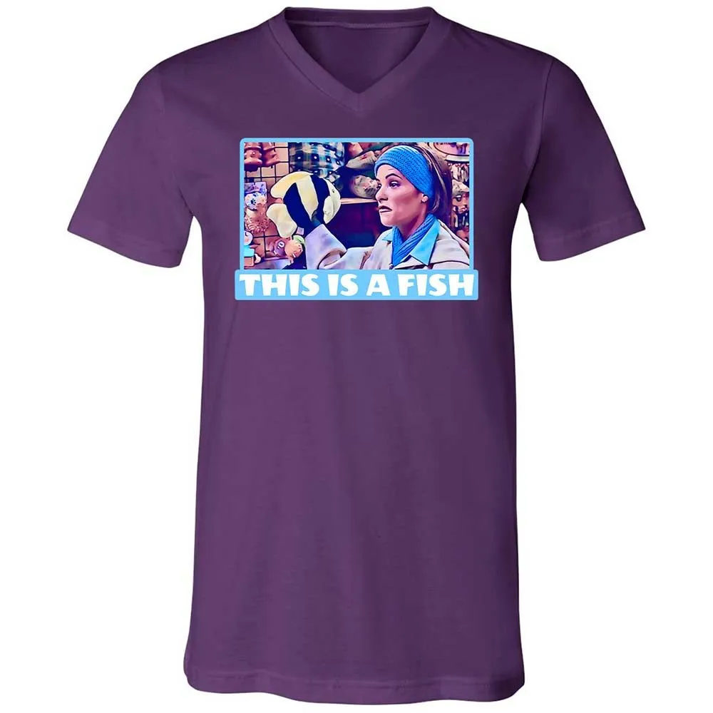 Unisex V-Neck T-Shirt - 3QZSK26V - Team Purple - 10