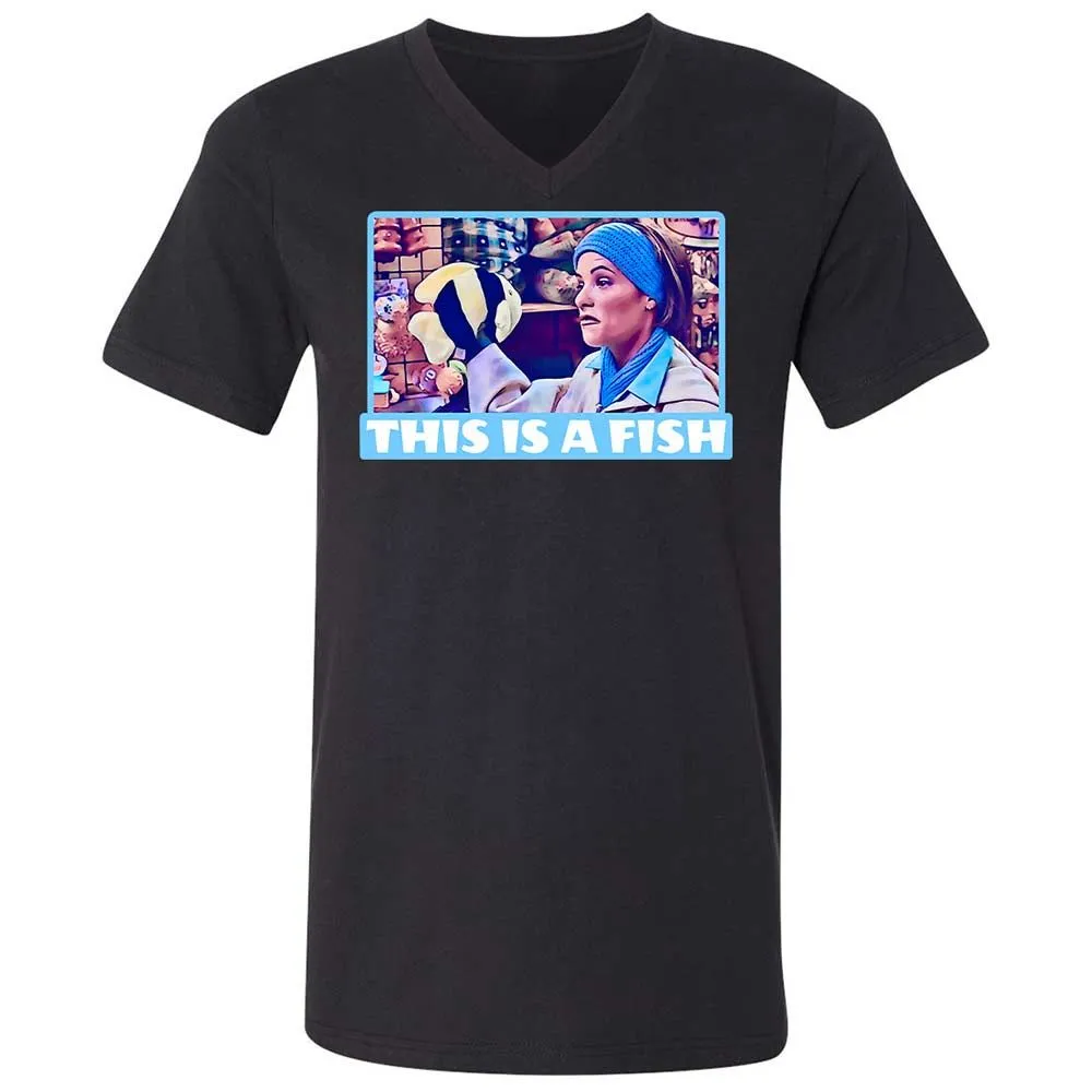Unisex V-Neck T-Shirt - 3QZSK26V - Black - 11