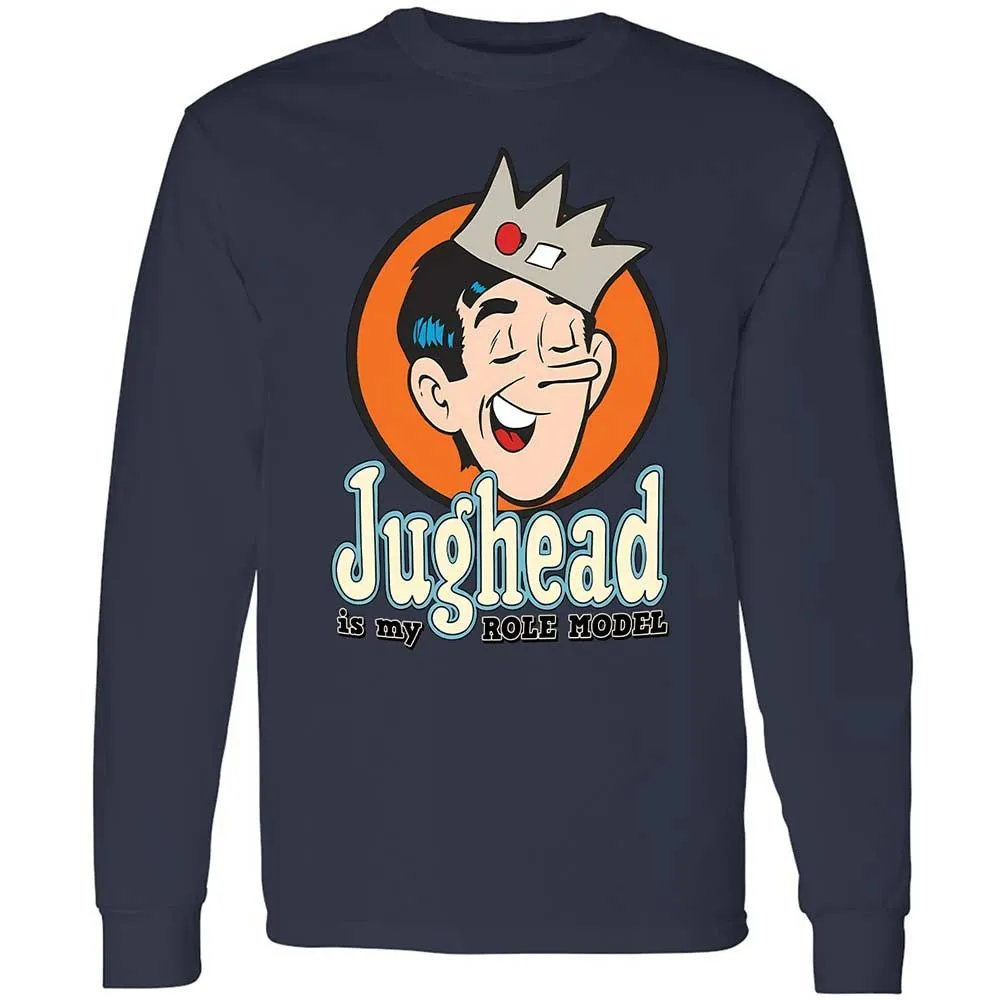 Long Sleeve T-Shirt - HLAT2BD4 - Navy - 13