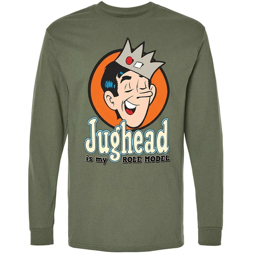 Long Sleeve T-Shirt - HLAT2BD4 - Military Green - 19