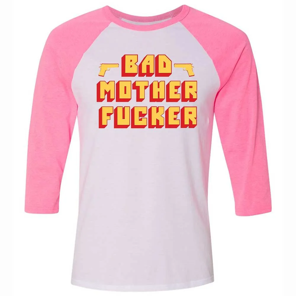 Bad Motherfucker - White/Neon Pink - 12