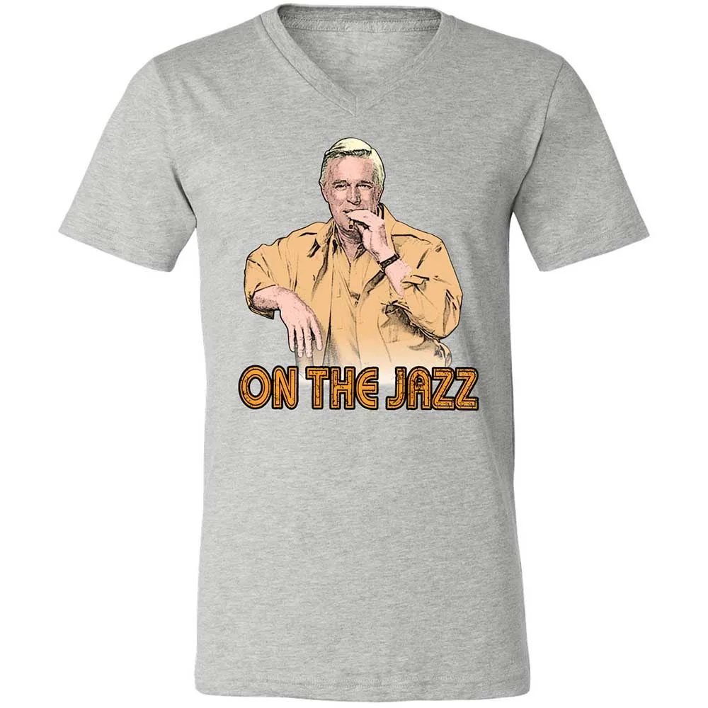 Unisex V-Neck T-Shirt - ZB25GMHY - Athletic Heather - 2