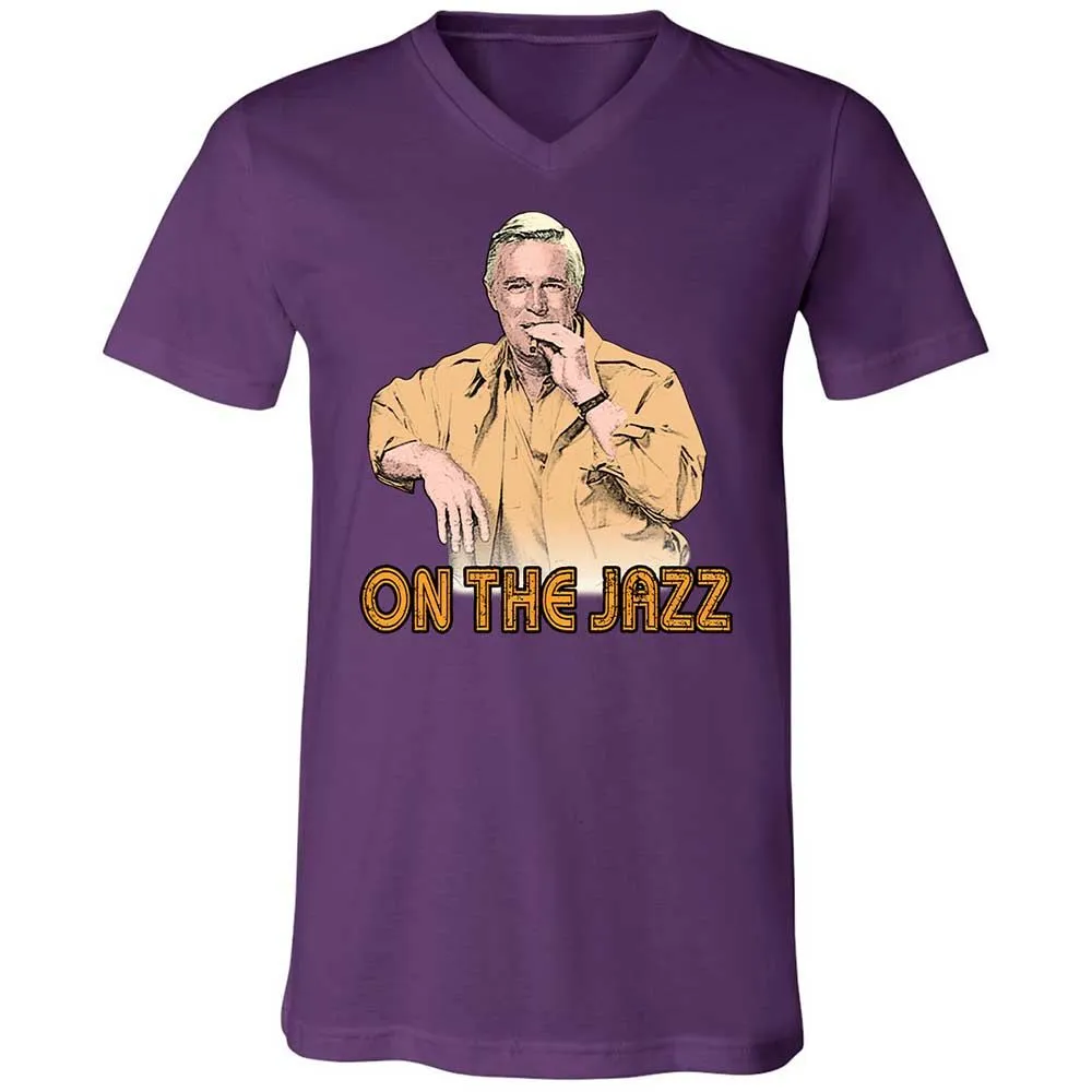 Unisex V-Neck T-Shirt - ZB25GMHY - Team Purple - 10