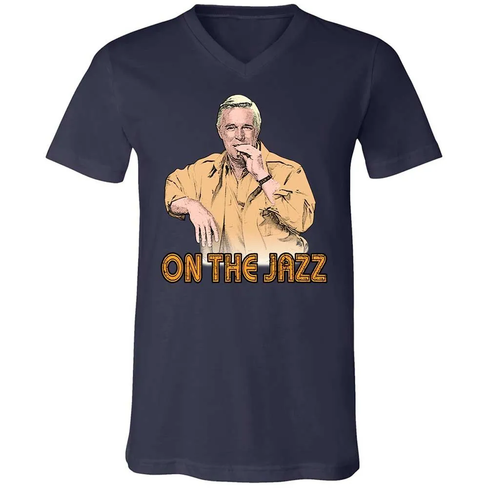 Unisex V-Neck T-Shirt - ZB25GMHY - Navy - 12