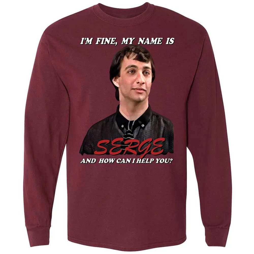 Long Sleeve T-Shirt - EJ3YVRL9 - Maroon - 16