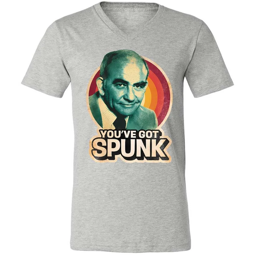 Unisex V-Neck T-Shirt - D66L5DAD - Athletic Heather - 2