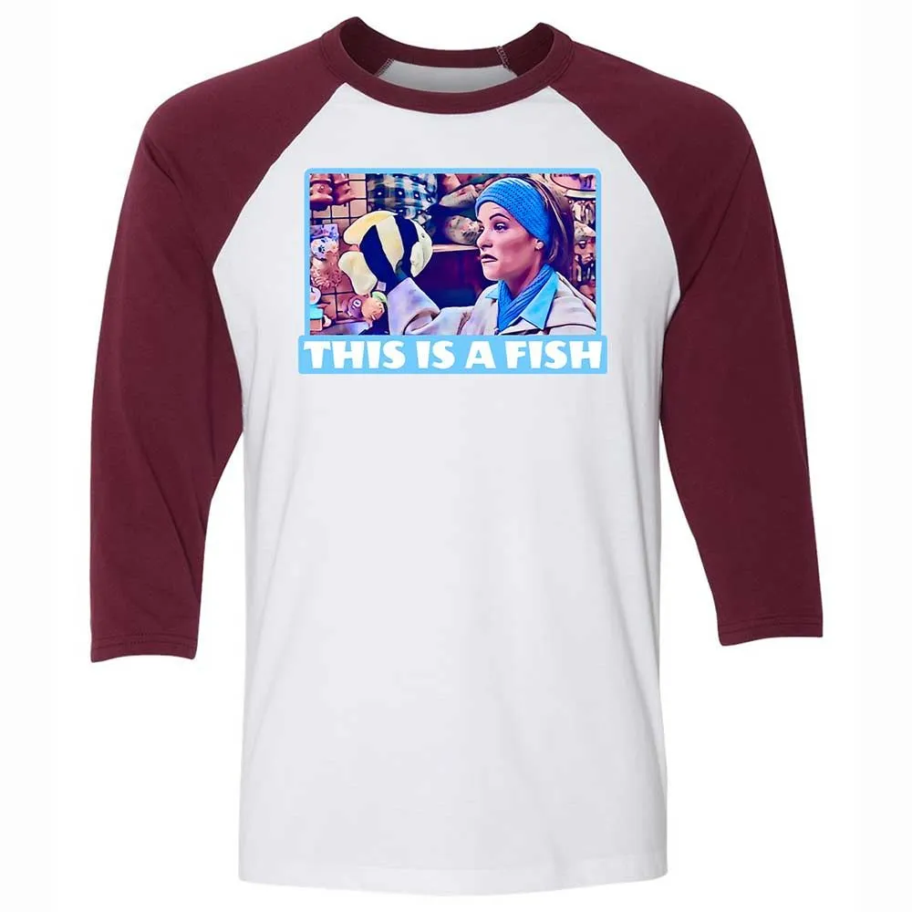 Unisex 3/4 Baseball Tee - QNZRDZD5 - White/Maroon - 7