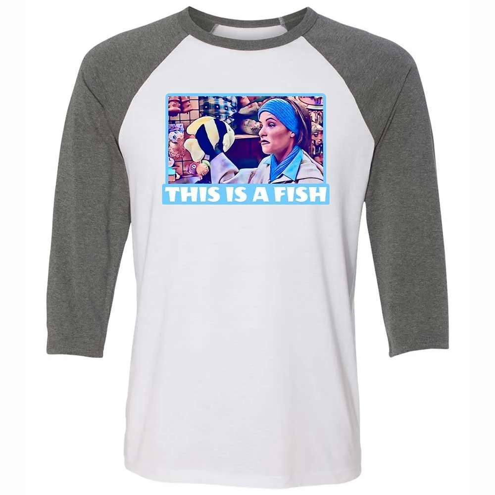 Unisex 3/4 Baseball Tee - QNZRDZD5 - White/Deep Heather - 11
