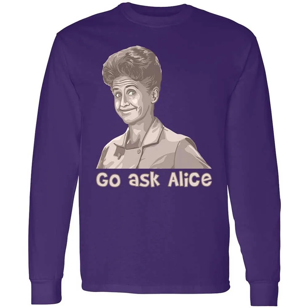 Long Sleeve T-Shirt - AZ11N9A8 - Purple - 9