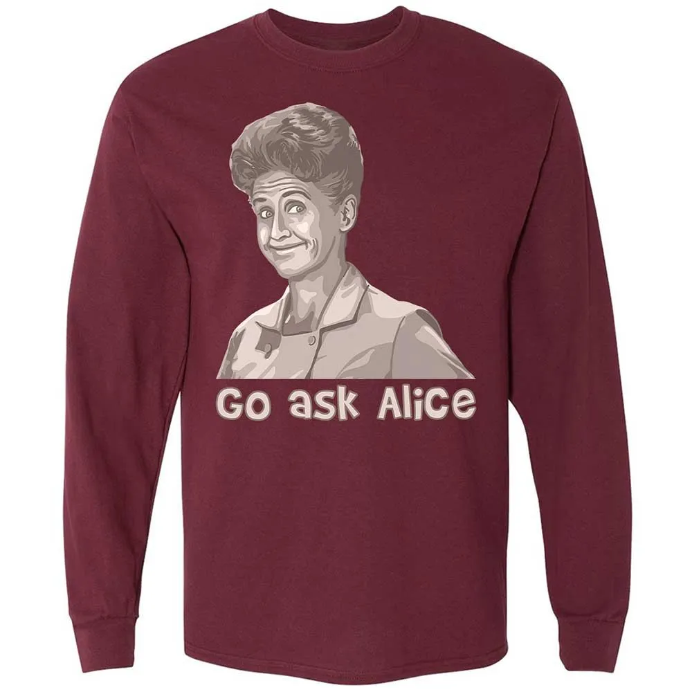 Long Sleeve T-Shirt - AZ11N9A8 - Maroon - 16