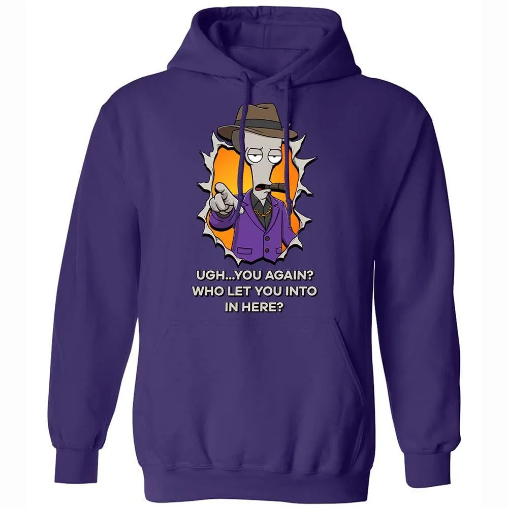 Classic Unisex Hoodie - QSART68F - Purple - 10