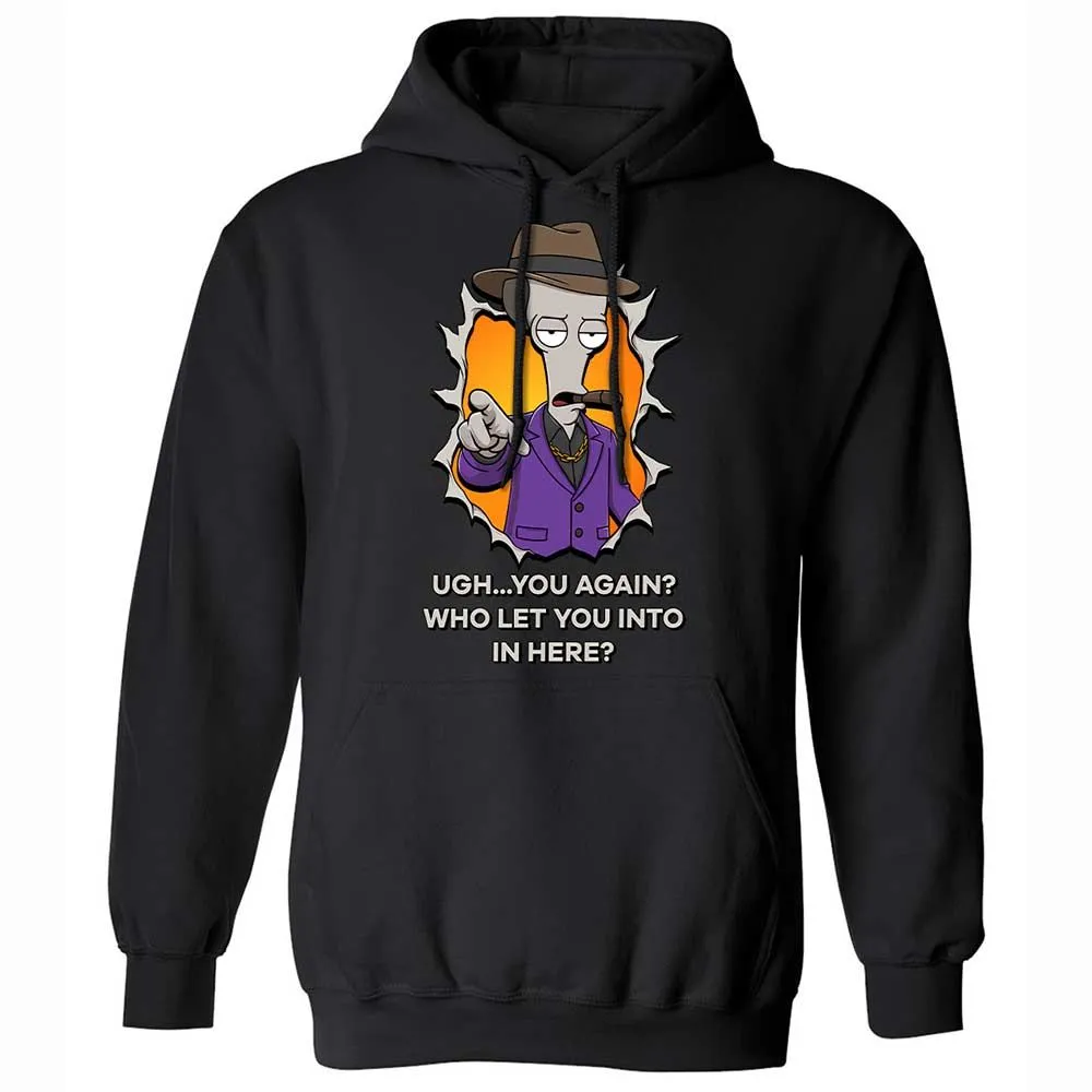 Classic Unisex Hoodie - QSART68F - Black - 14