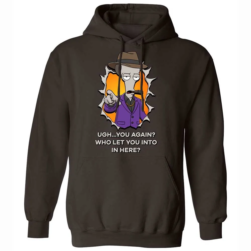 Classic Unisex Hoodie - QSART68F - Dark Chocolate - 18