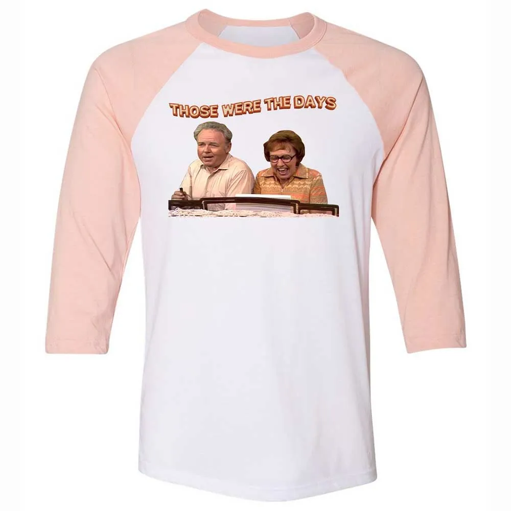 Those Were The Days - White/Heather Peach - 5