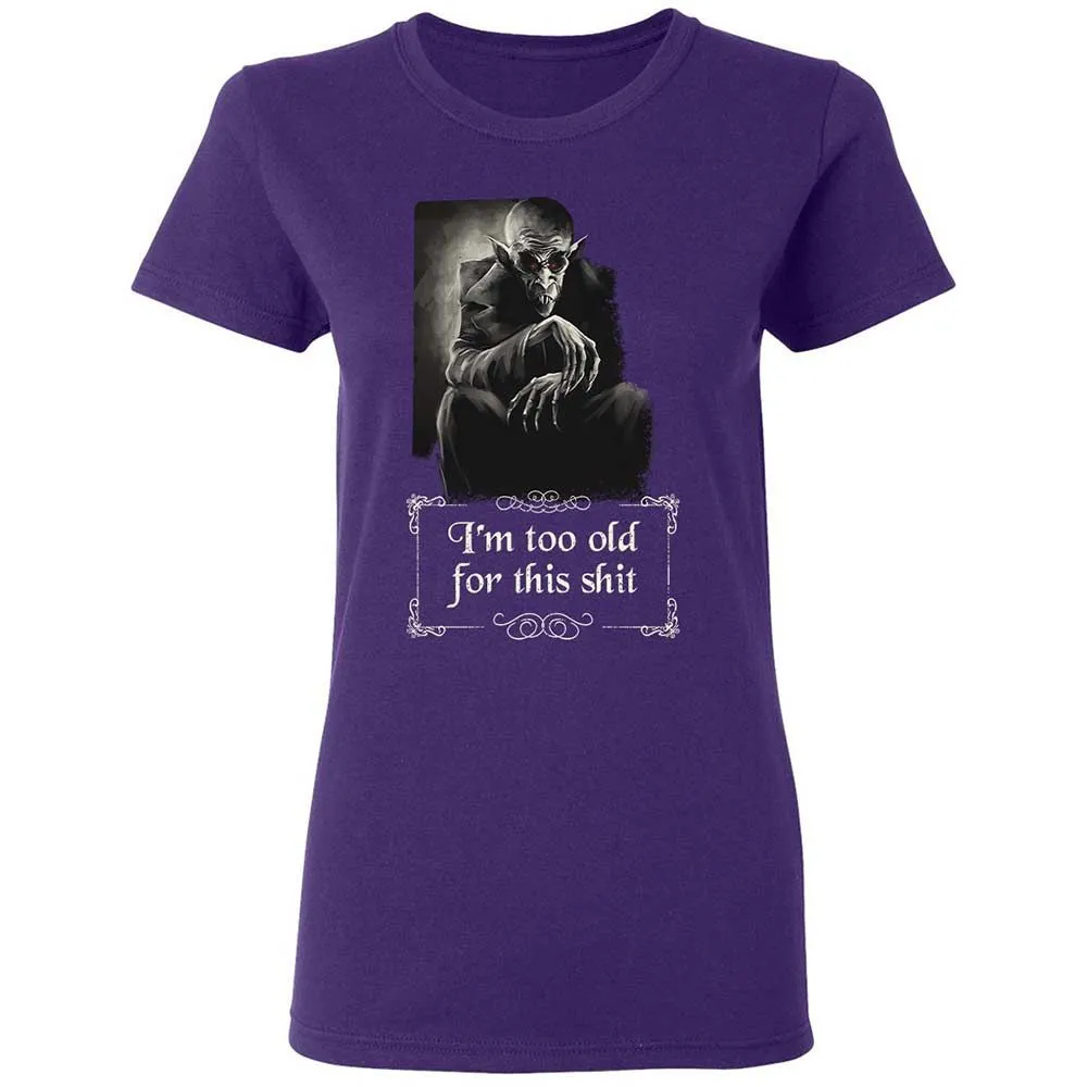 I'm too old for this shit - Purple - 10