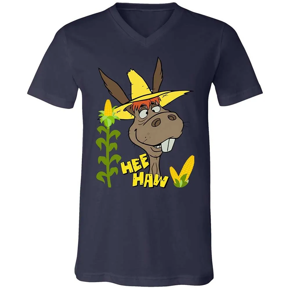 Unisex V-Neck T-Shirt - XDKT7B58 - Navy - 12