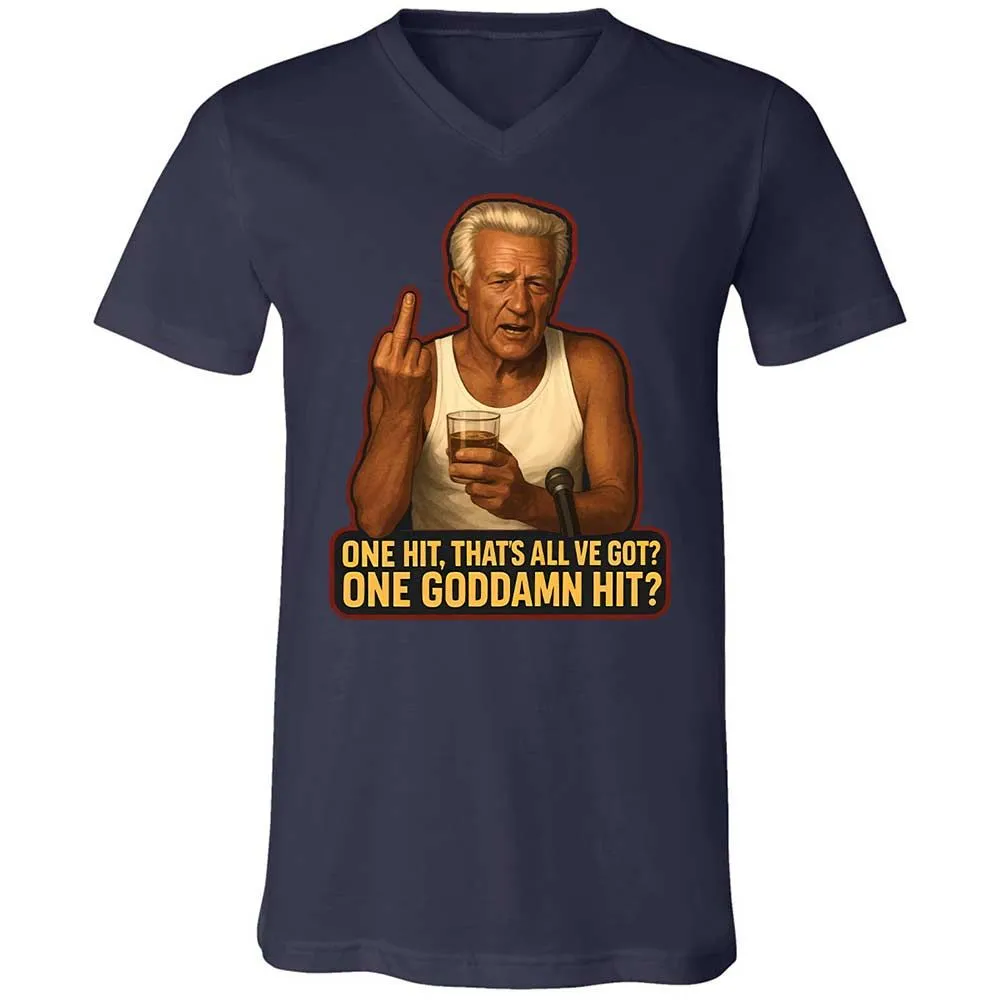 Unisex V-Neck T-Shirt - FVVQKLHZ - Navy - 2