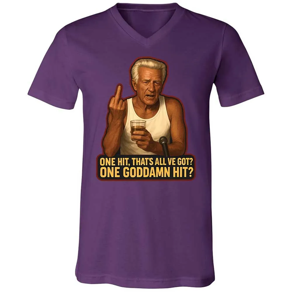 Unisex V-Neck T-Shirt - FVVQKLHZ - Team Purple - 10