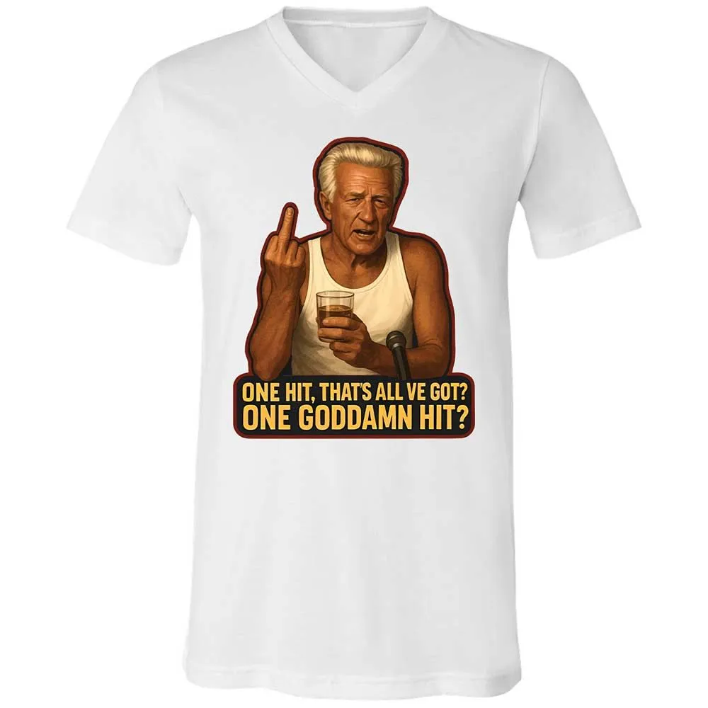 Unisex V-Neck T-Shirt - FVVQKLHZ - White - 16