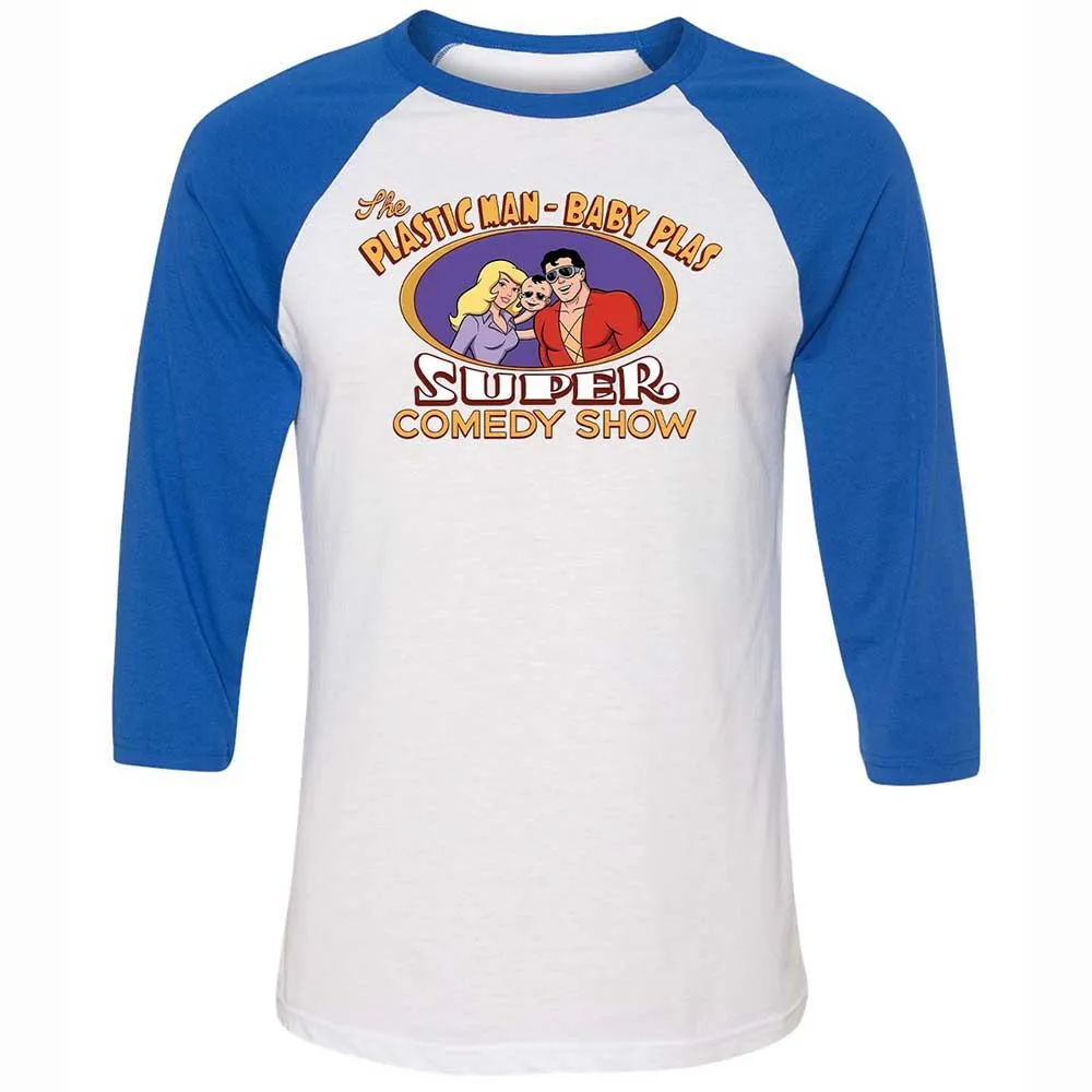 Unisex 3/4 Baseball Tee - FTGZVF89 - White/True Royal - 10