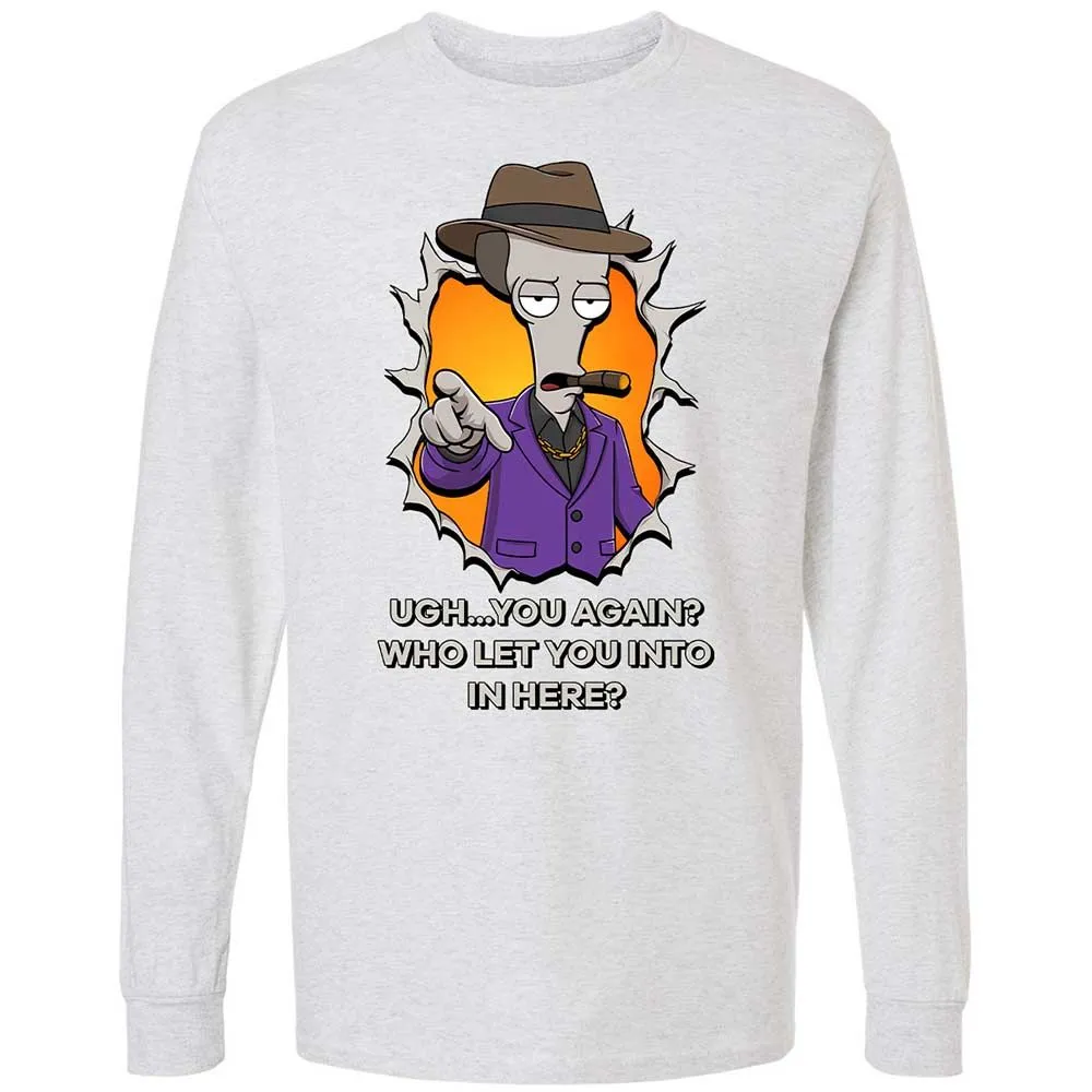 Long Sleeve T-Shirt - UZNMZX6A - Ash - 2