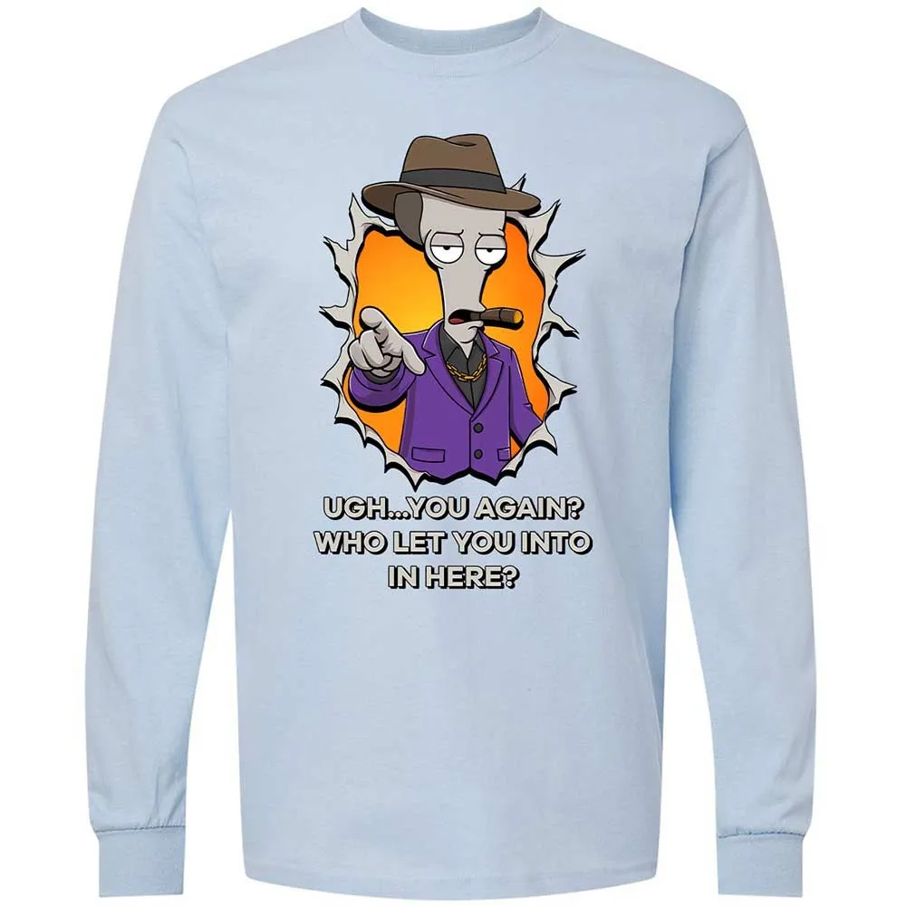 Long Sleeve T-Shirt - UZNMZX6A - Light Blue - 4