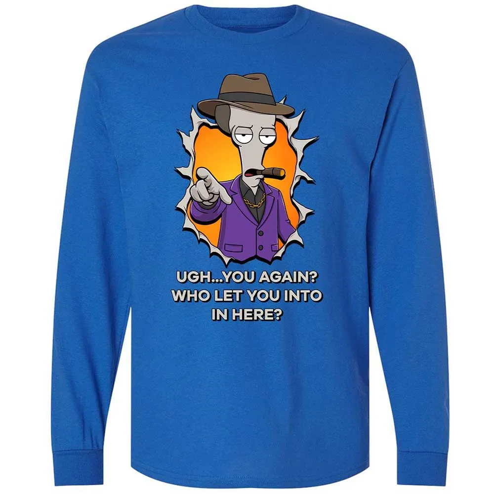 Long Sleeve T-Shirt - UZNMZX6A - Royal - 7