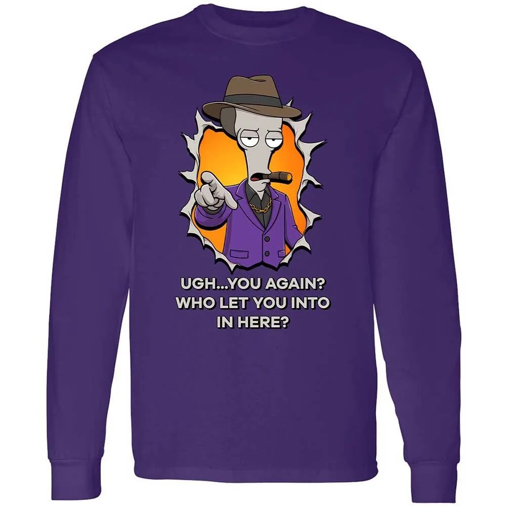 Long Sleeve T-Shirt - UZNMZX6A - Purple - 9