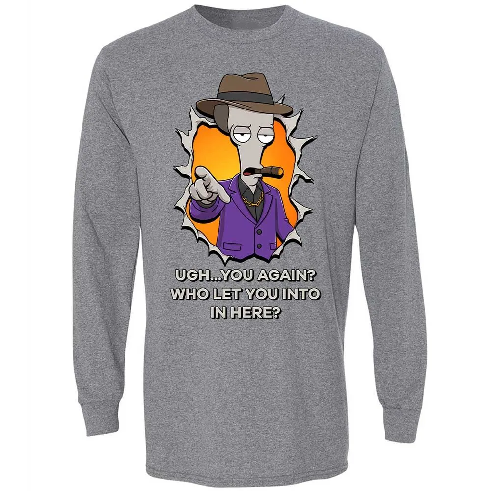 Long Sleeve T-Shirt - UZNMZX6A - Graphite Heather - 18