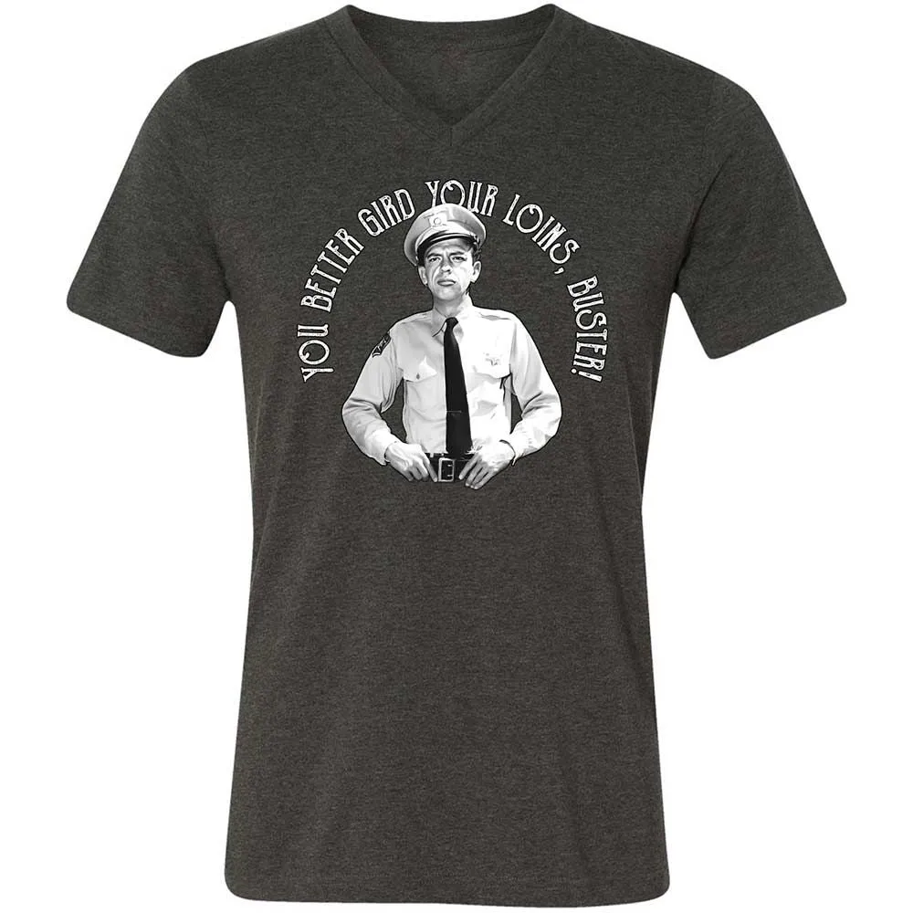Unisex V-Neck T-Shirt - ZZLR8FLH - Dark Grey Heather - 9