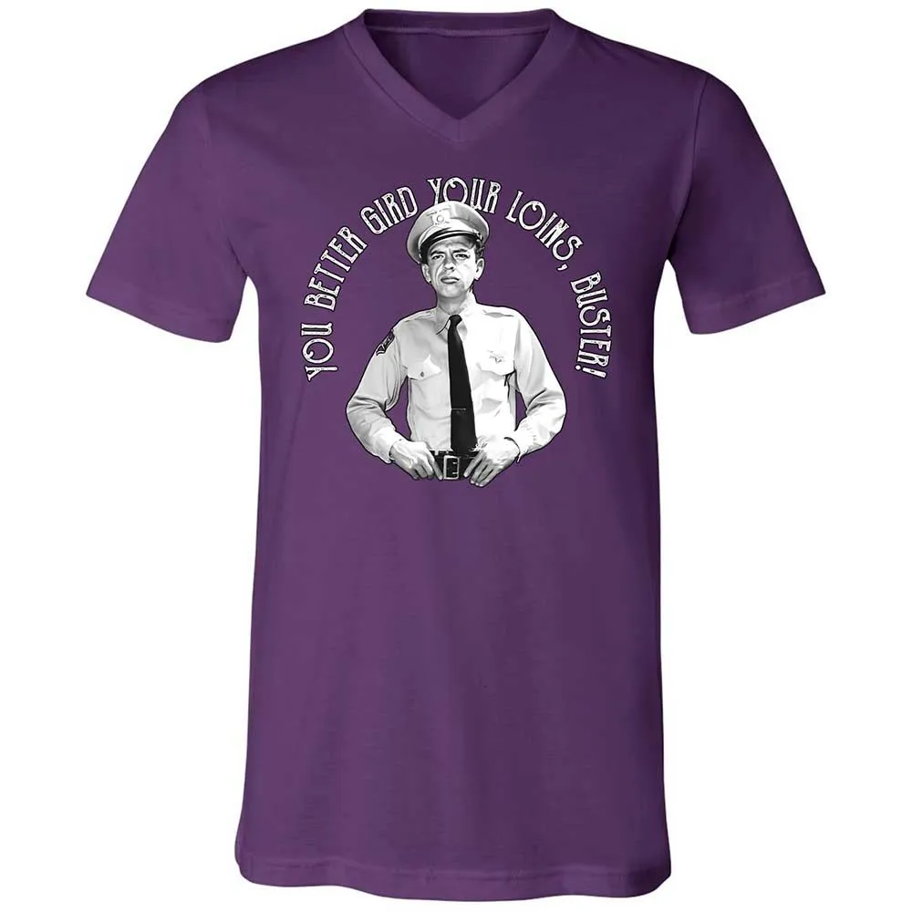 Unisex V-Neck T-Shirt - ZZLR8FLH - Team Purple - 10