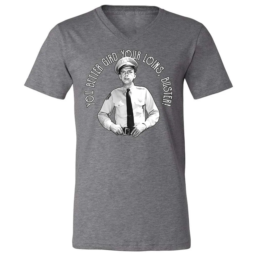 Unisex V-Neck T-Shirt - ZZLR8FLH - Deep Heather - 14