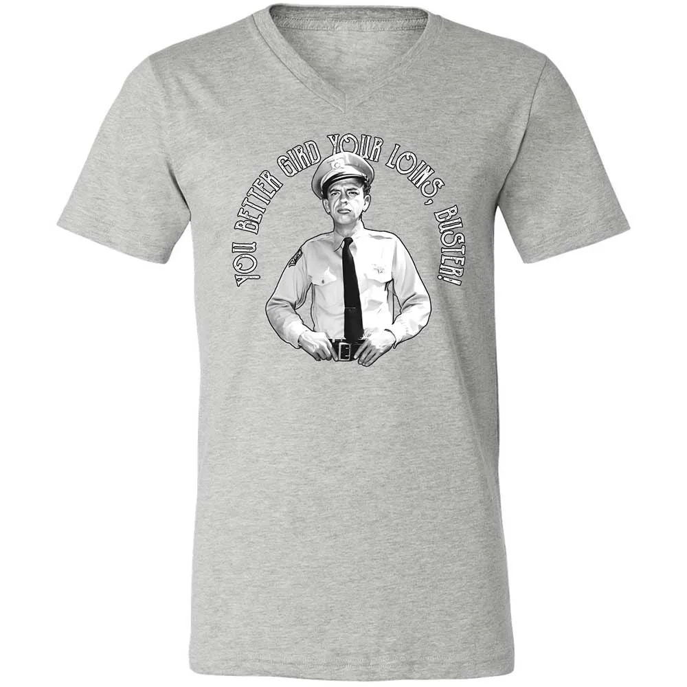 Unisex V-Neck T-Shirt - ZZLR8FLH - Athletic Heather - 15
