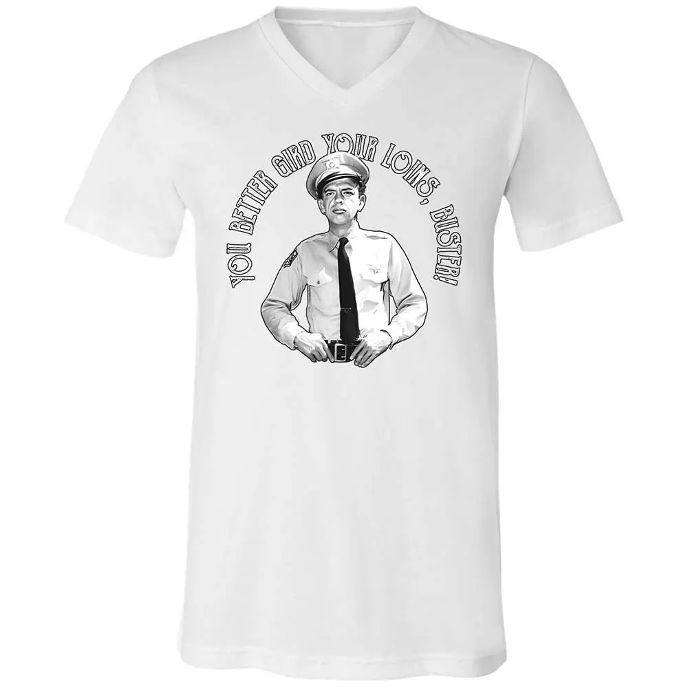 Unisex V-Neck T-Shirt - ZZLR8FLH - White - 16