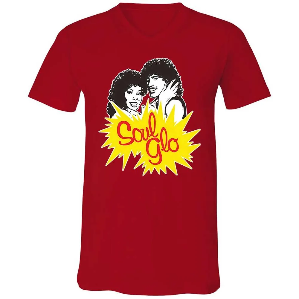 Unisex V-Neck T-Shirt - G96SR6VM - Red - 5
