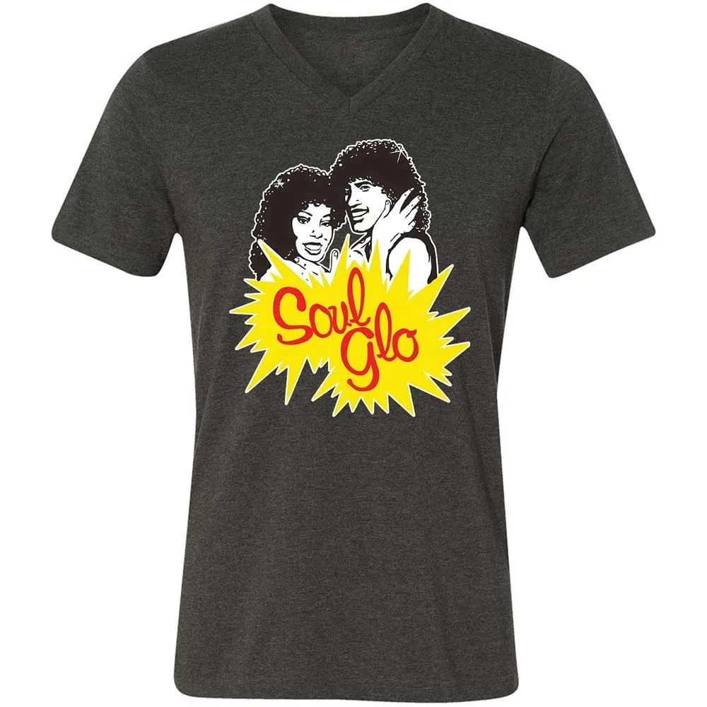 Unisex V-Neck T-Shirt - G96SR6VM - Dark Grey Heather - 8