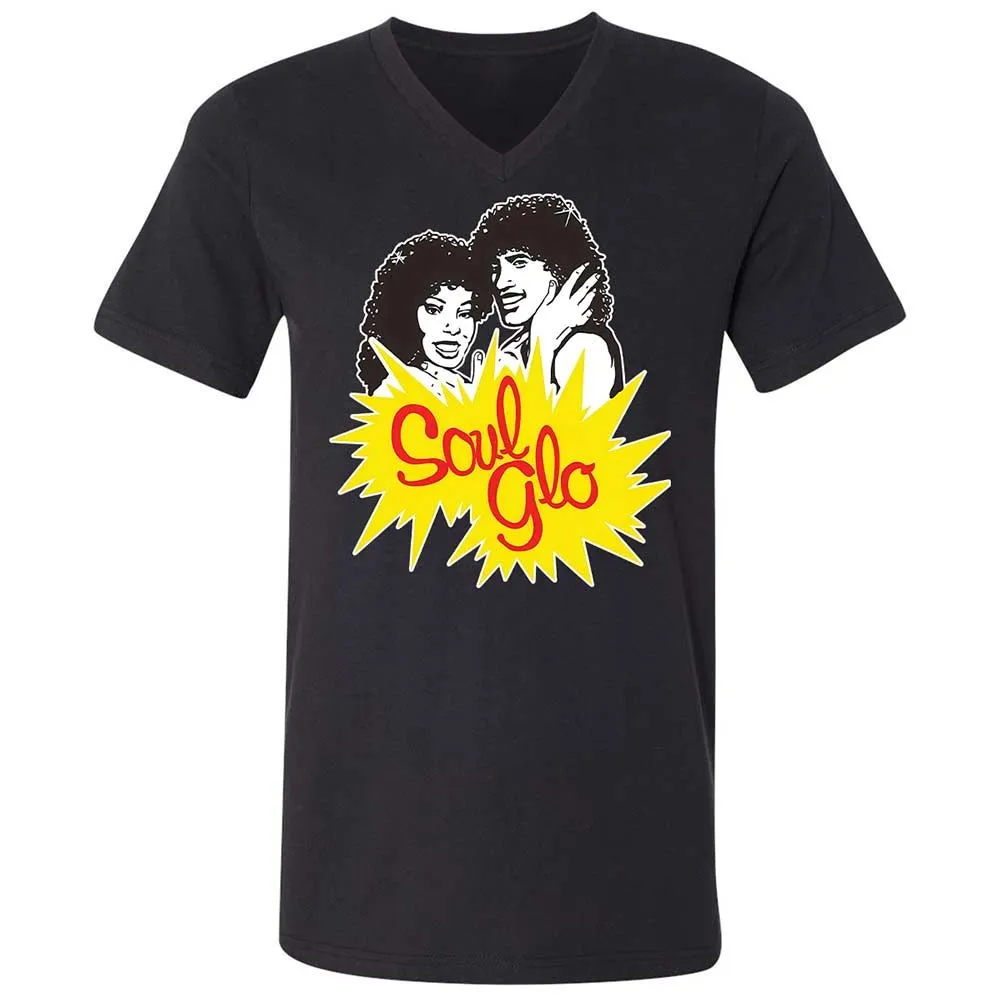 Unisex V-Neck T-Shirt - G96SR6VM - Black - 11