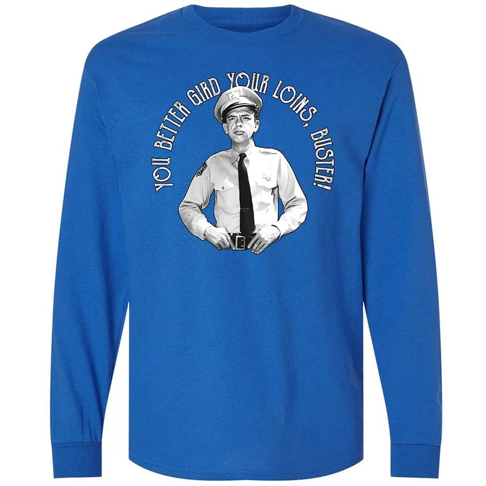 Long Sleeve T-Shirt - 5L2E4GK6 - Royal - 3