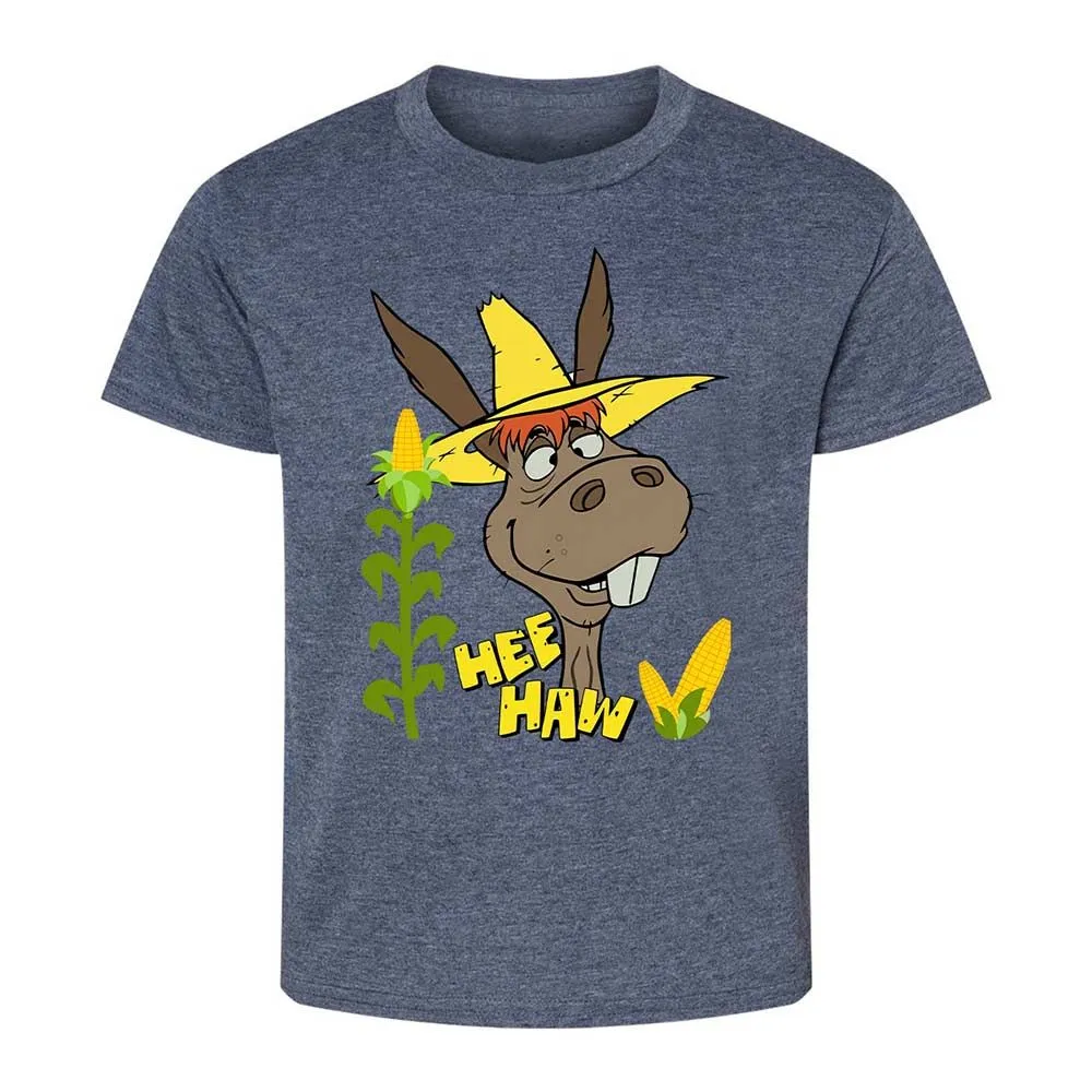 Kids T-Shirt - W9NY8PA8 - Heather Navy - 15