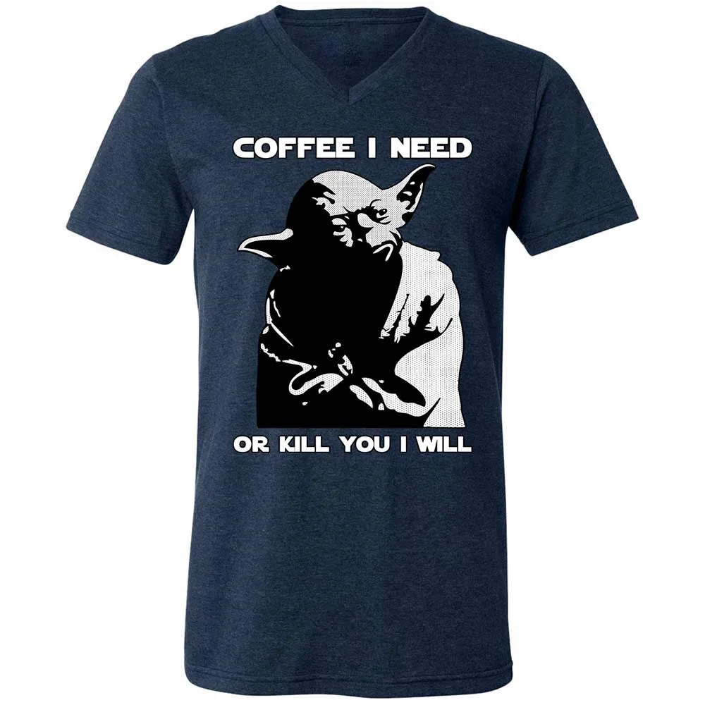 Coffee I Need - Heather Navy - 3