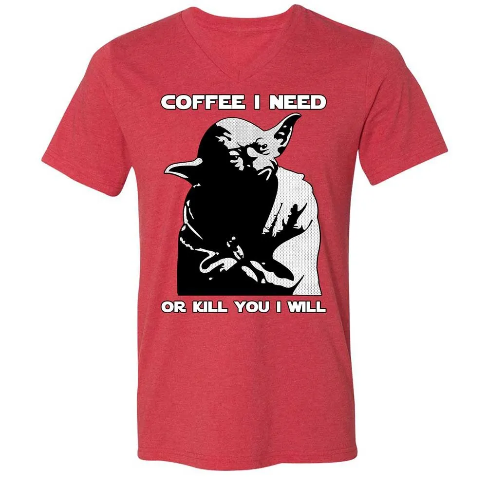 Coffee I Need - Heather Red - 7