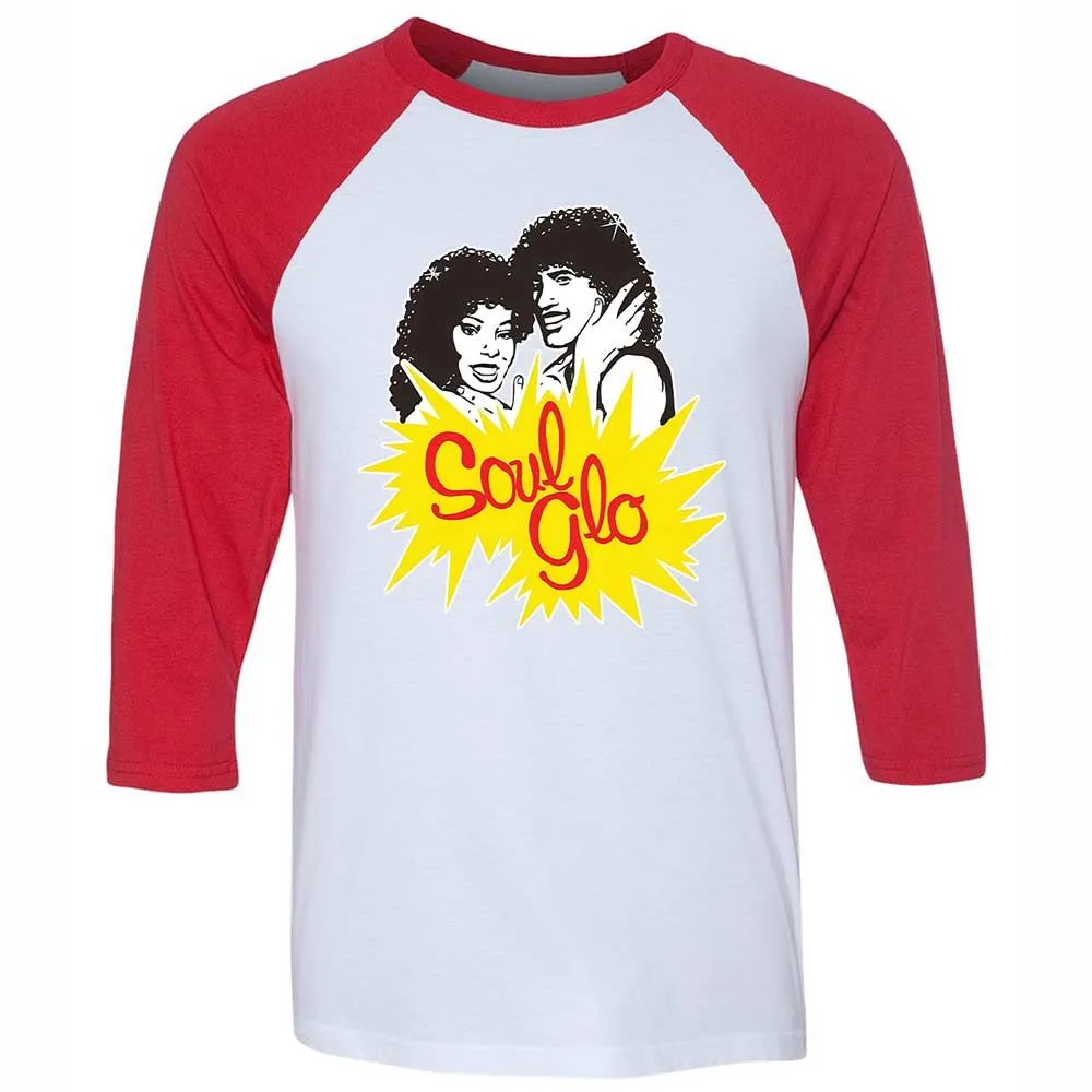 Unisex 3/4 Baseball Tee - K2T9B9A5 - White/Red - 9