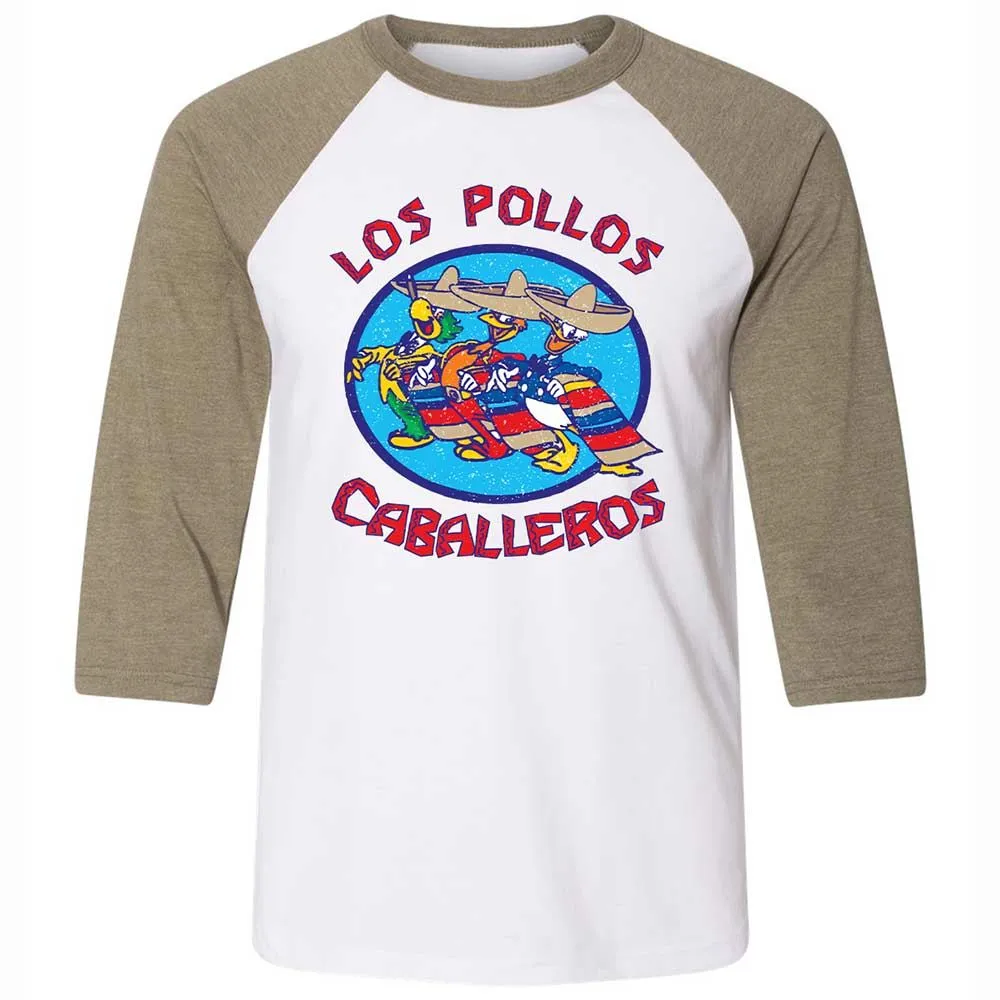 Los Pollos Hermanos - White/Heather Olive - 4
