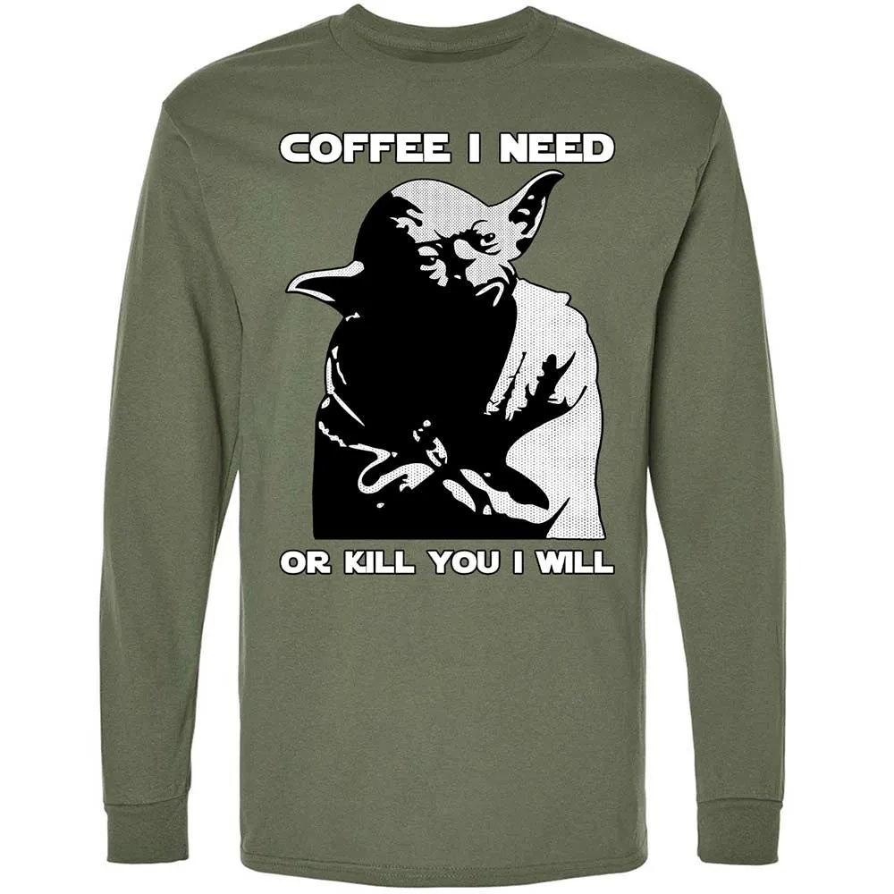 Coffee I Need - Military Green - 9