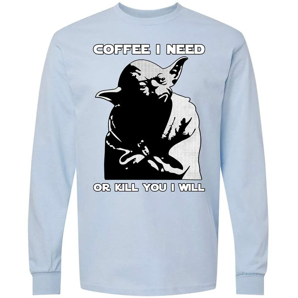 Coffee I Need - Light Blue - 18