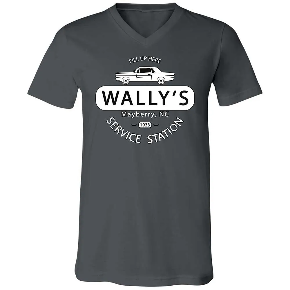 Unisex V-Neck T-Shirt - J6TYQHJC - Asphalt - 13